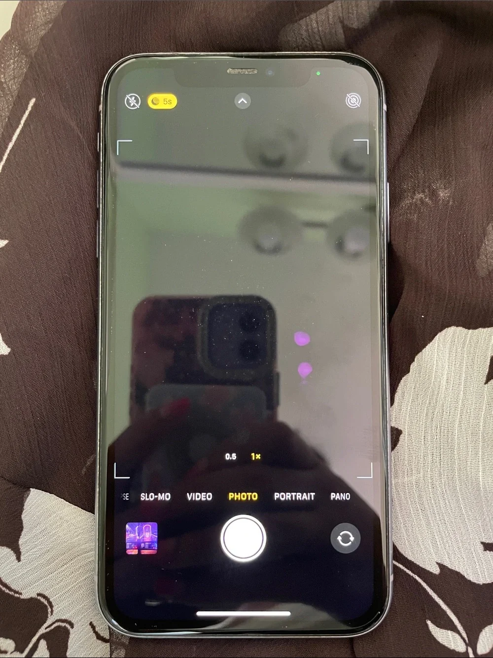 Apple purple glass